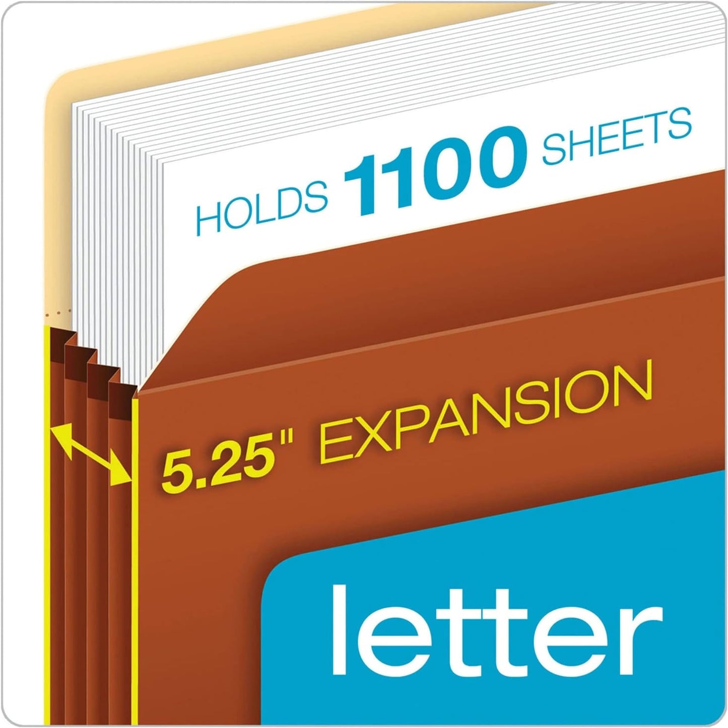 Pendaflex File Folders, Letter Size, 1/3 Cut, Manila, 250 per Box (752250)