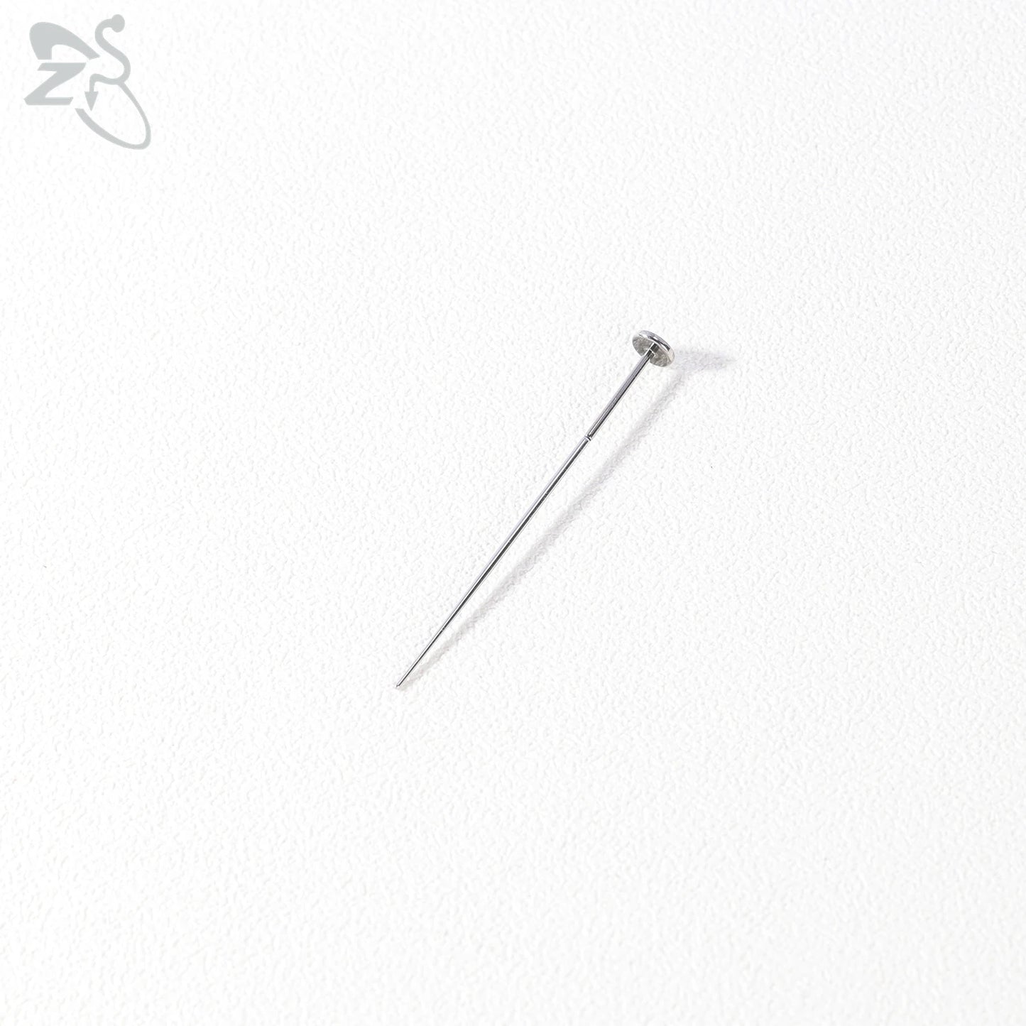 ZS 1 PC 14/16/18/20G Stainless Steel Threadless Piercing Tool Piercings Needles Receiving Tube Insertion Pin For Push In Jewelry