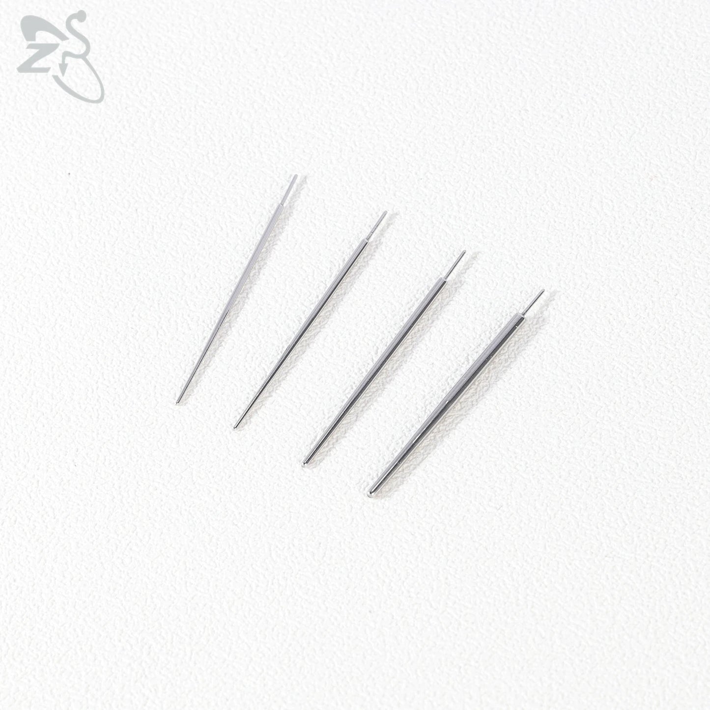 ZS 1 PC 14/16/18/20G Stainless Steel Threadless Piercing Tool Piercings Needles Receiving Tube Insertion Pin For Push In Jewelry