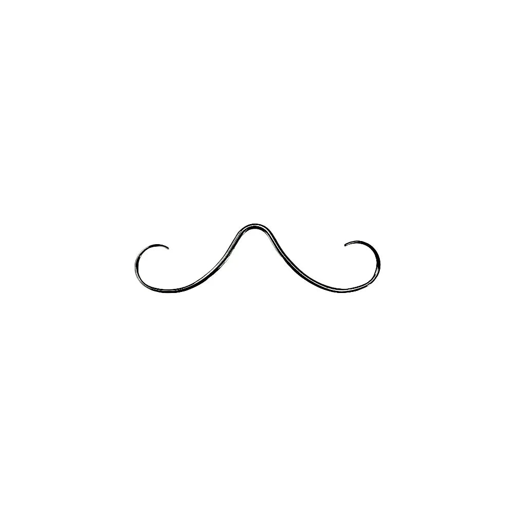 14G 16G Mustache Septum Jewelry Fake Nose Piercing Punk Goth Helix Body Jewelry for Women Men 316L Surgical Stainlesss Steel