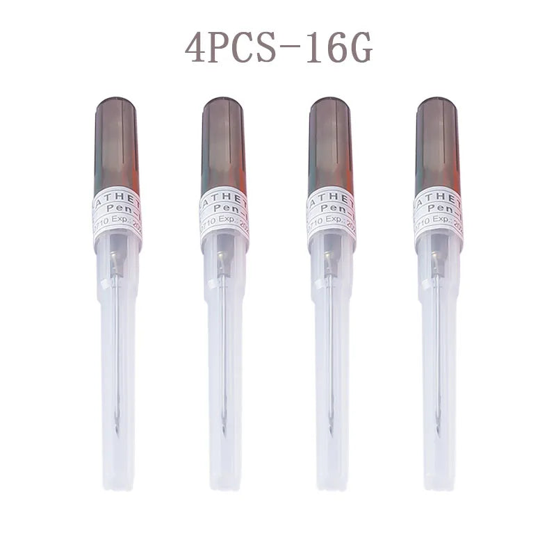 1pc Surgical Steel Sterile Catheter Cannula Piercing Needles Tools Kit Belly Nose Lip Ear Jewelry Body Piercing Tattoo Needles