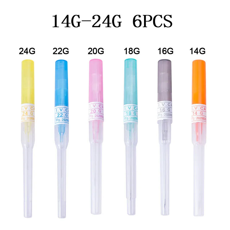1pc Surgical Steel Sterile Catheter Cannula Piercing Needles Tools Kit Belly Nose Lip Ear Jewelry Body Piercing Tattoo Needles