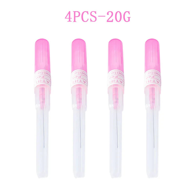 1pc Surgical Steel Sterile Catheter Cannula Piercing Needles Tools Kit Belly Nose Lip Ear Jewelry Body Piercing Tattoo Needles