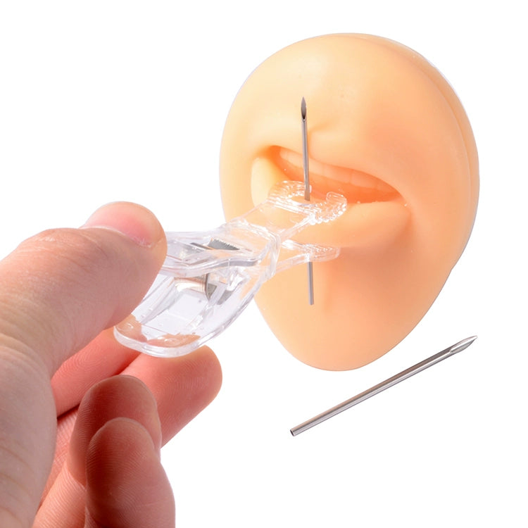 Fashion Professional Piercing Disposable Ear Piercing Needle Ear Studs Tongue Pin Labret Eyebrow Ring Adhesive Nail Navel Stud Piercing Tool