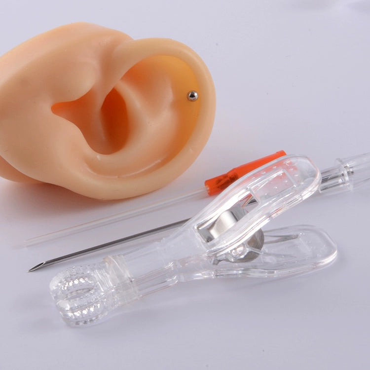 Fashion Professional Piercing Disposable Ear Piercing Needle Ear Studs Tongue Pin Labret Eyebrow Ring Adhesive Nail Navel Stud Piercing Tool