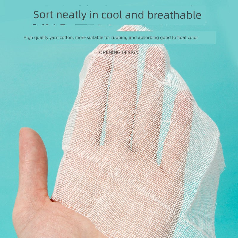 Tattoo Gauze Disposable Press Voile Cotton Tattoo Eyebrow Bleaching Lip Breathable Zero-Scab Sterile Cotton Yarn Beauty Compress Soft Film