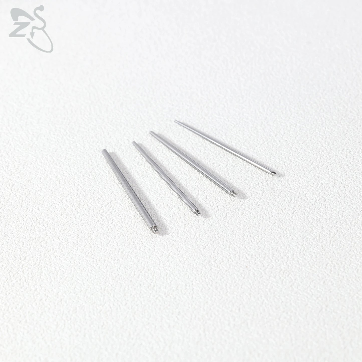 ZS 1 PC 14/16/18/20G Stainless Steel Threadless Piercing Tool Piercings Needles Receiving Tube Insertion Pin For Push In Jewelry