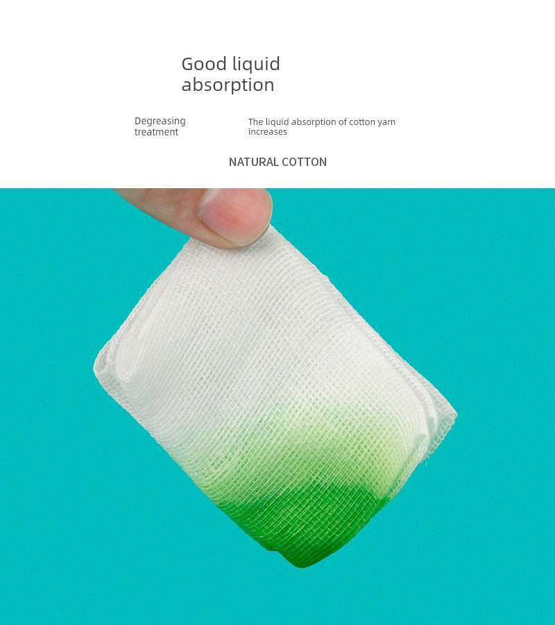 Tattoo Gauze Disposable Press Voile Cotton Tattoo Eyebrow Bleaching Lip Breathable Zero-Scab Sterile Cotton Yarn Beauty Compress Soft Film