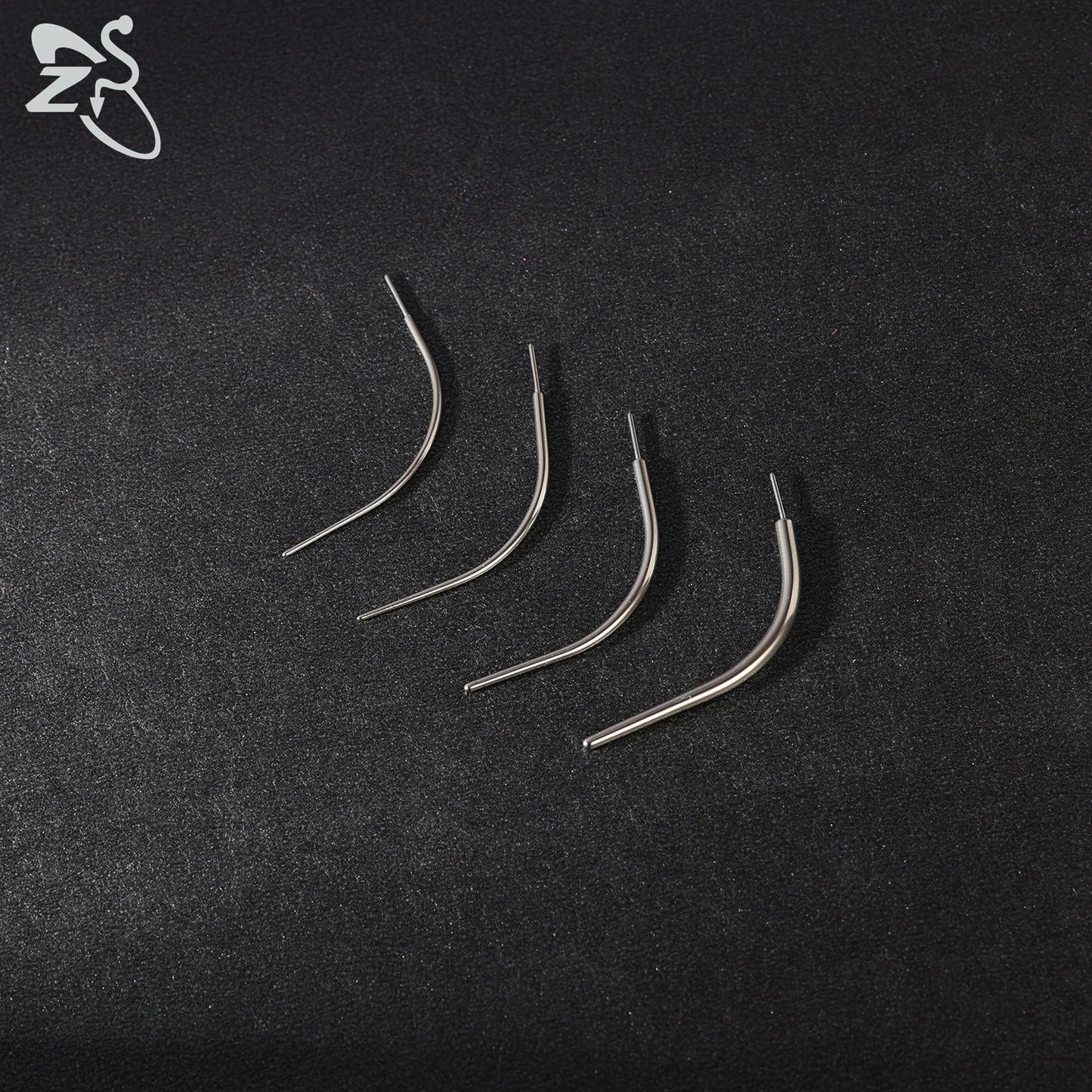ZS 1 PC 14/16/18/20G Stainless Steel Threadless Piercing Tool Piercings Needles Receiving Tube Insertion Pin For Push In Jewelry