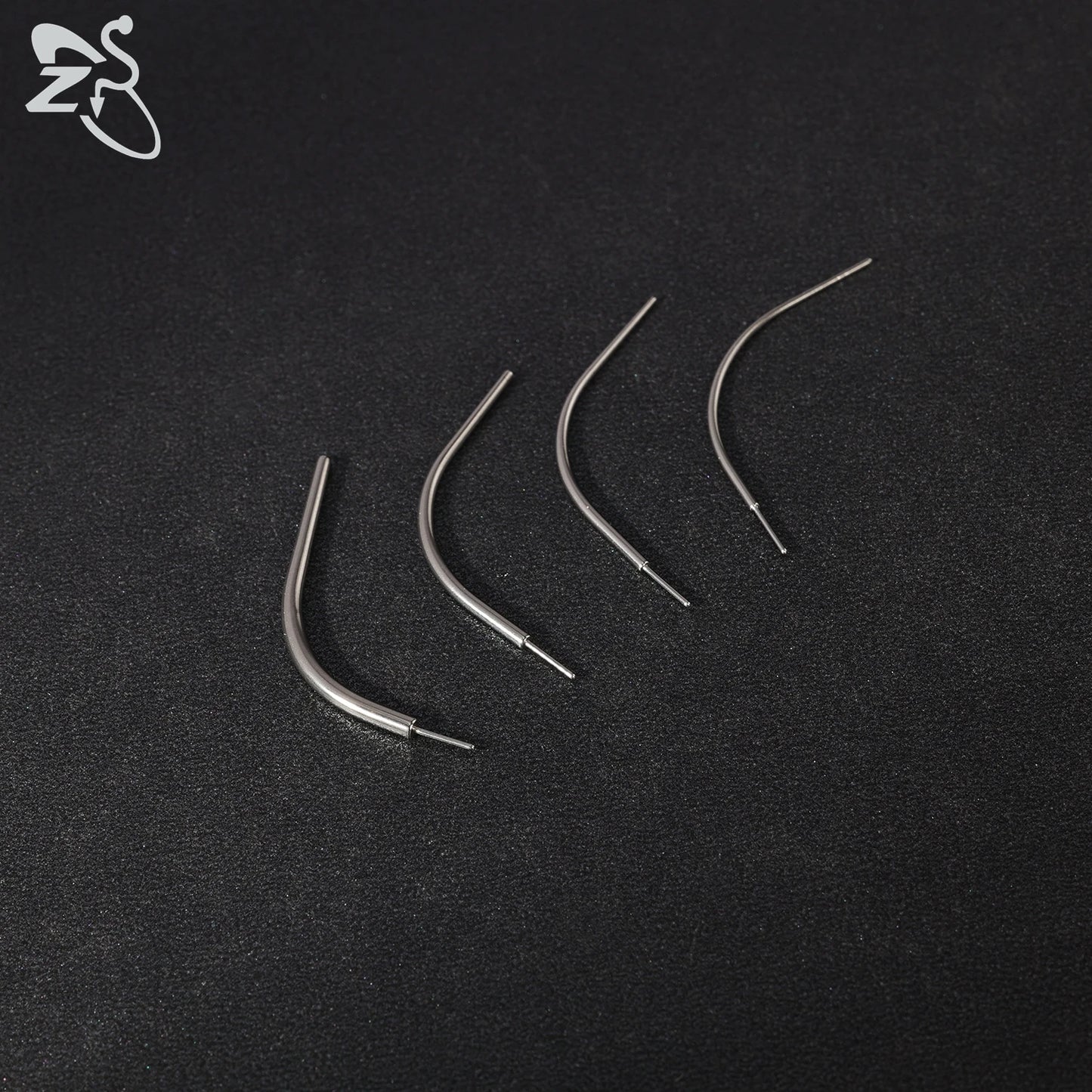 ZS 1 PC 14/16/18/20G Stainless Steel Threadless Piercing Tool Piercings Needles Receiving Tube Insertion Pin For Push In Jewelry