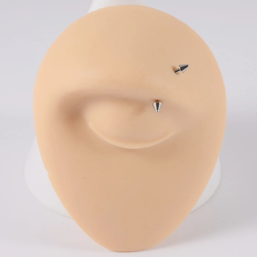 361L Surgical Steel Eyebrow Banana Piercing Lip Ring Curved Tongue Barbell Ring Daith Helix Rook Earring Wrist Piercings Jewelry